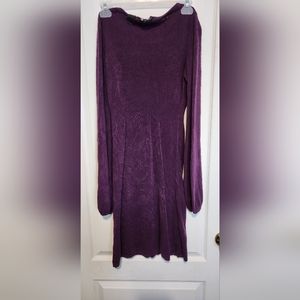 Purple sweater dress by urban heritage size M